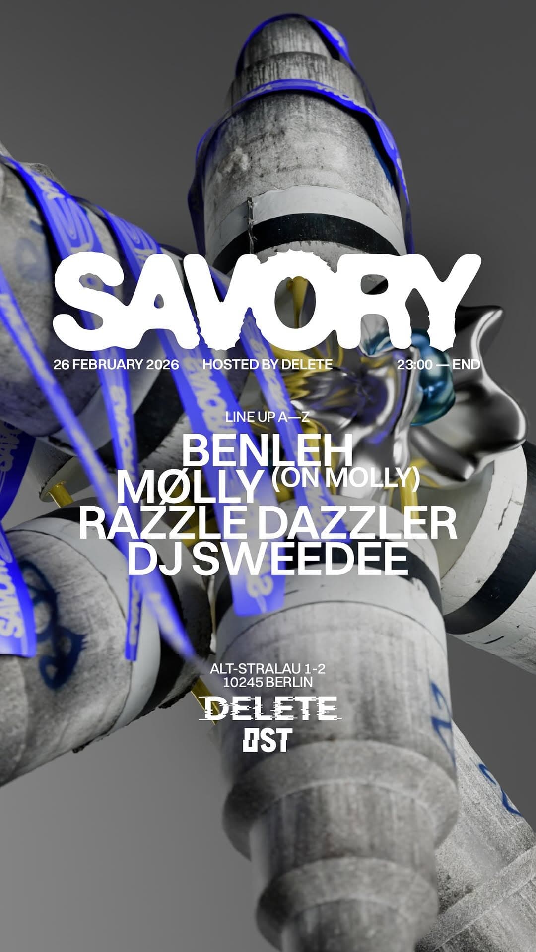 SAVORY w/ DELETE COLLECTIVE