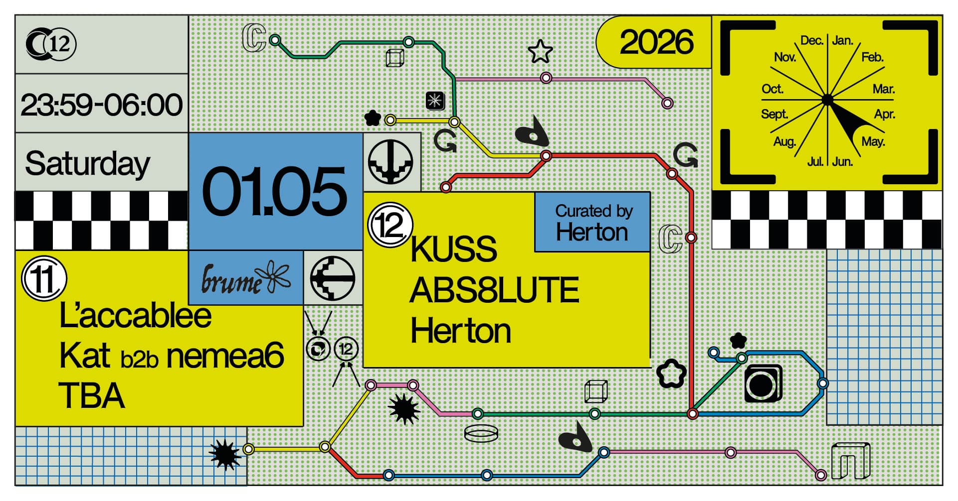 C12 x Curated by Herton & C11 x Brume