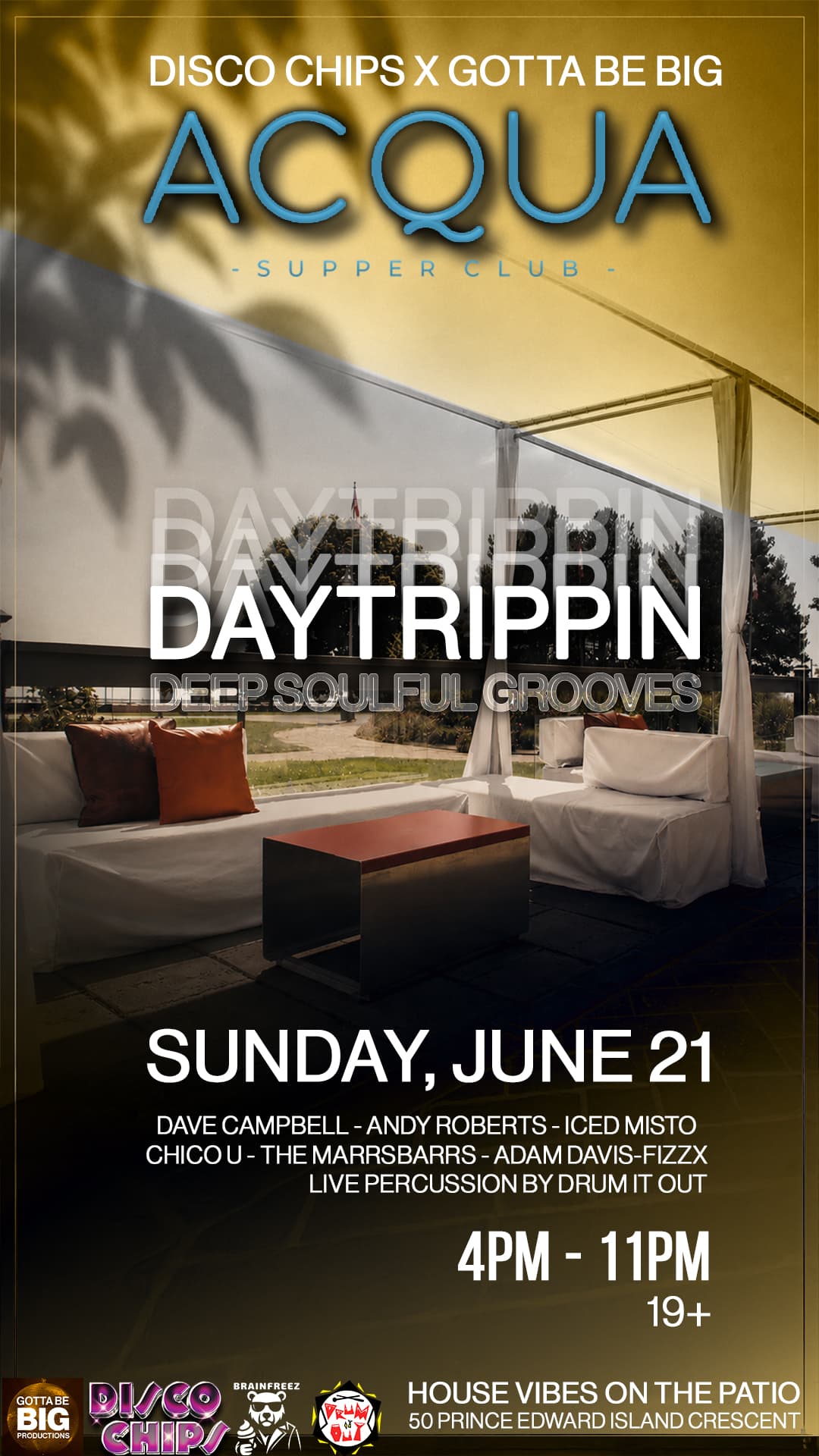 DAY TRIPPIN' - Disco • House • Rare Grooves • Patio Culture