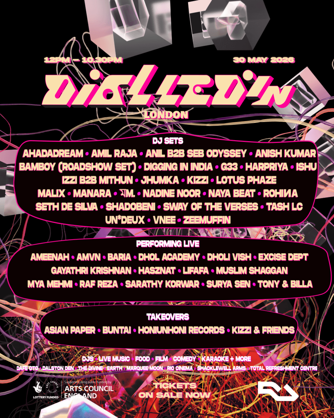 Dialled In London - 5TH BIRTHDAY (Ahadadream, ASIAN PAPER, ZAINAB, BAMBOY, Nadine Noor)