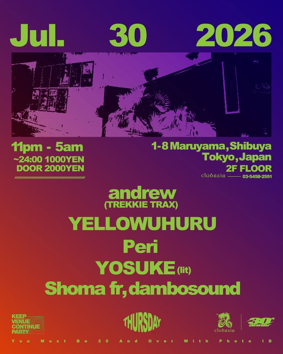 club asia THURSDAY