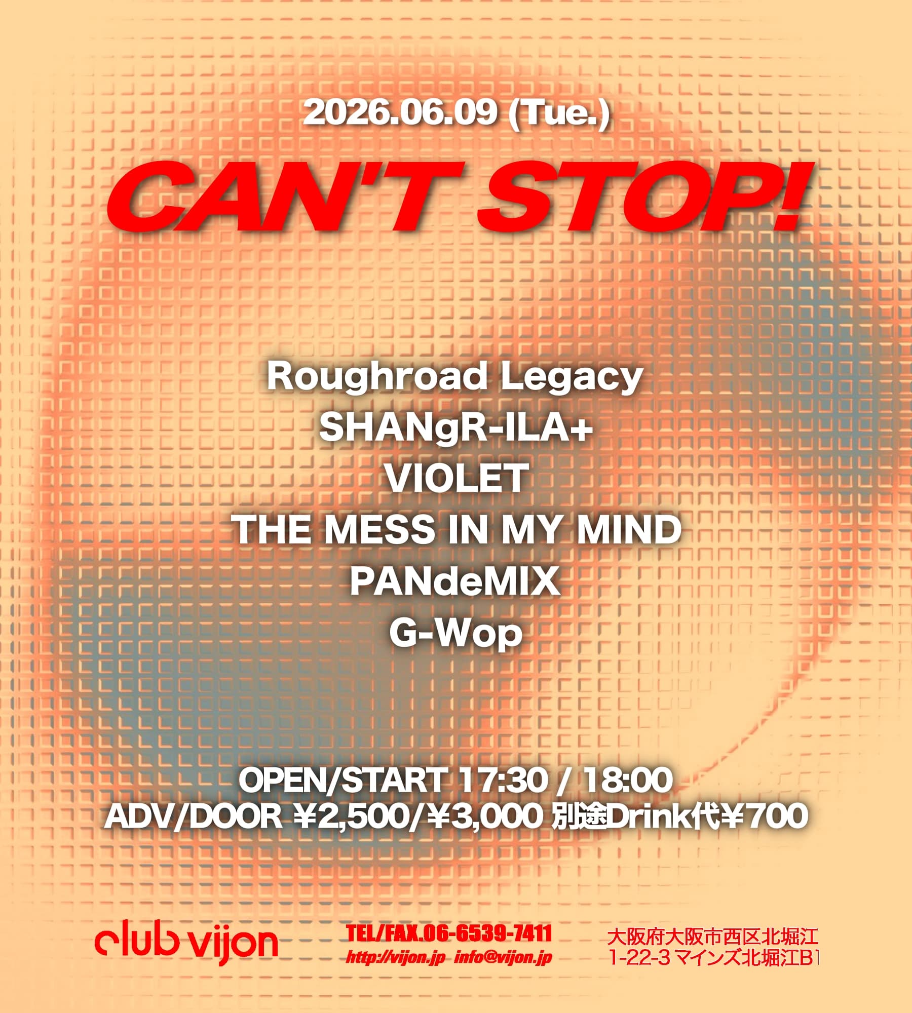 【CAN'T STOP!】
