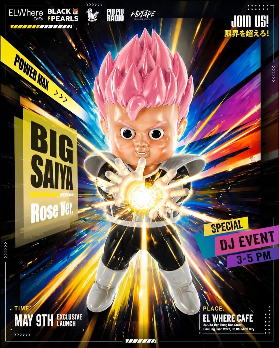 EL WHERE x PIU PIU x BLACK PEARLS TOKYO - Exclusive Art Toy Release Café Party