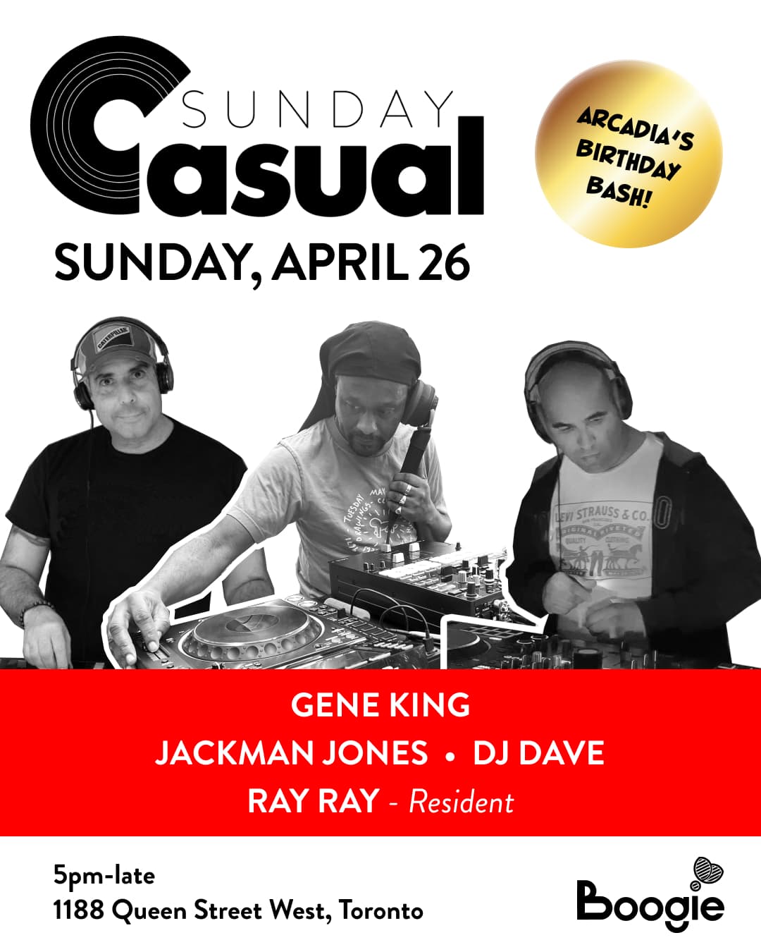 Sunday Casual w. Gene King, Jackman Jones, DJ Dave, & Ray Ray