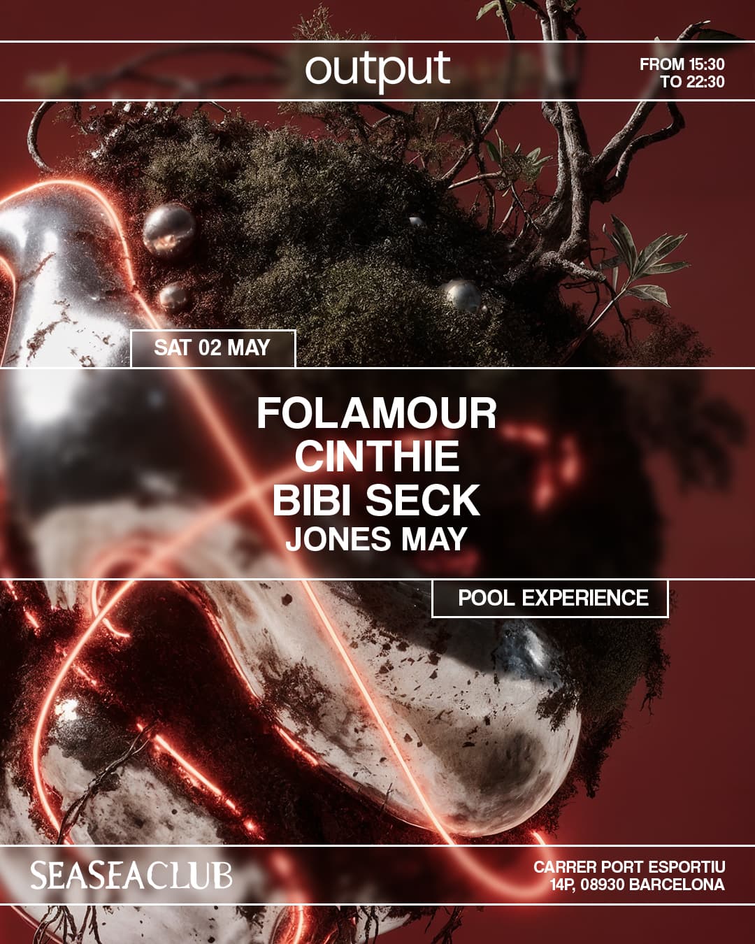 Output at Seaseaclub pres. Folamour + Cinthie