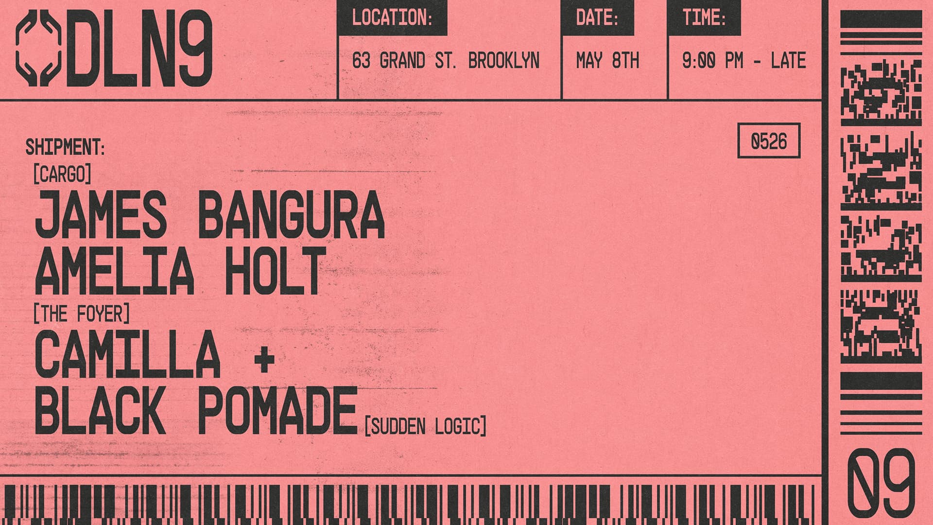 James Bangura, Amelia Holt, CAMILLA, Black Pomade (Sudden Logic) - Dead Letter No.9