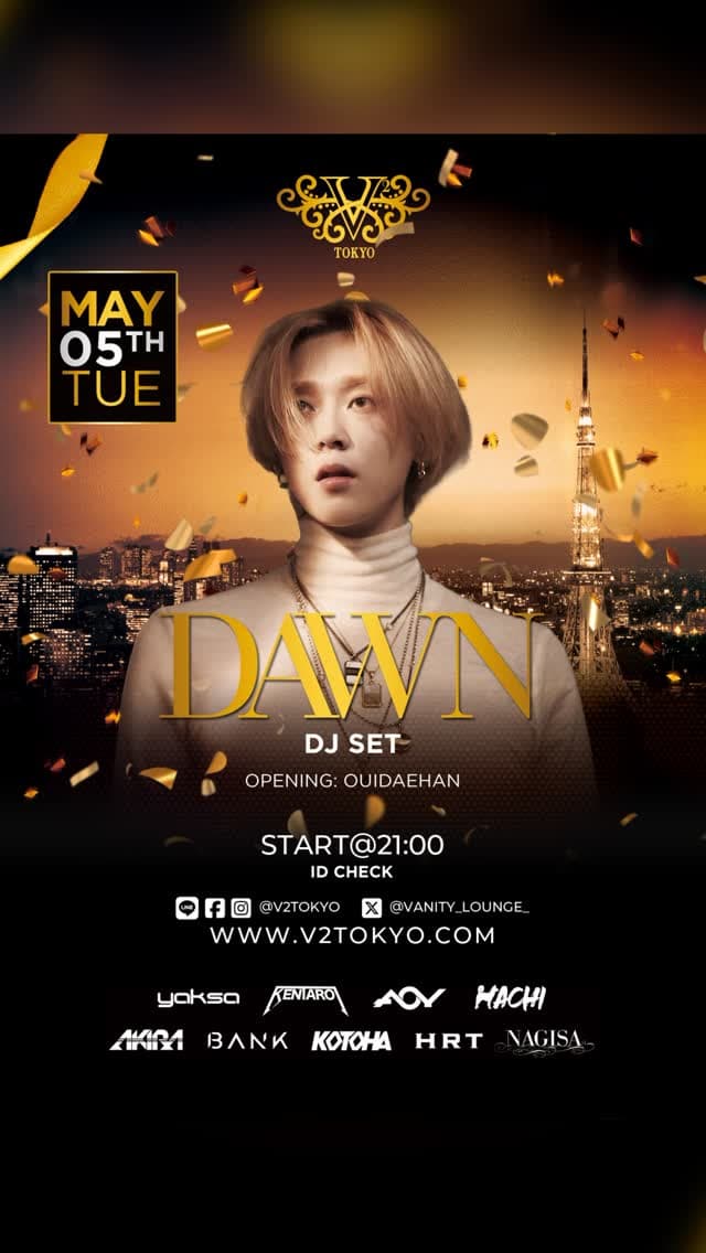 V2TOKYO GOLDEN WEEK 2026