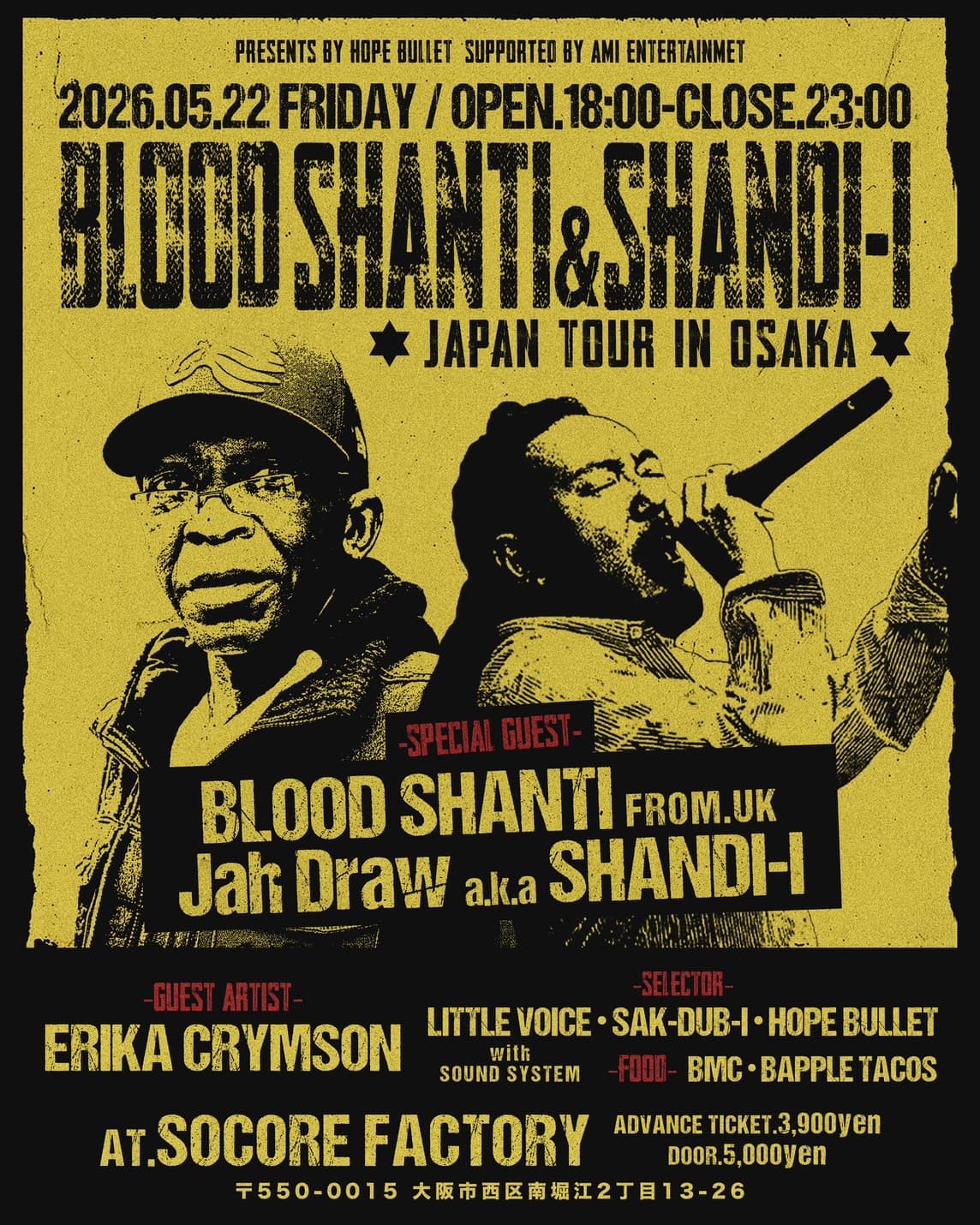 BLOOD SHANTI Japan Tour in Oaska