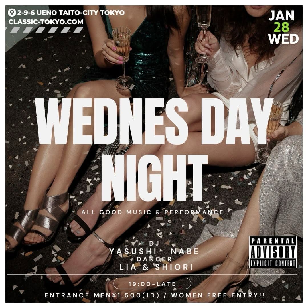 WEDNESDAY NIGHT at CLASSIC TOKYO