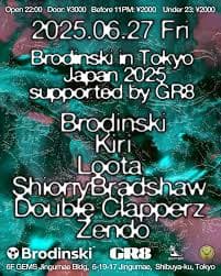 Brodinski in Tokyo Japan 2025