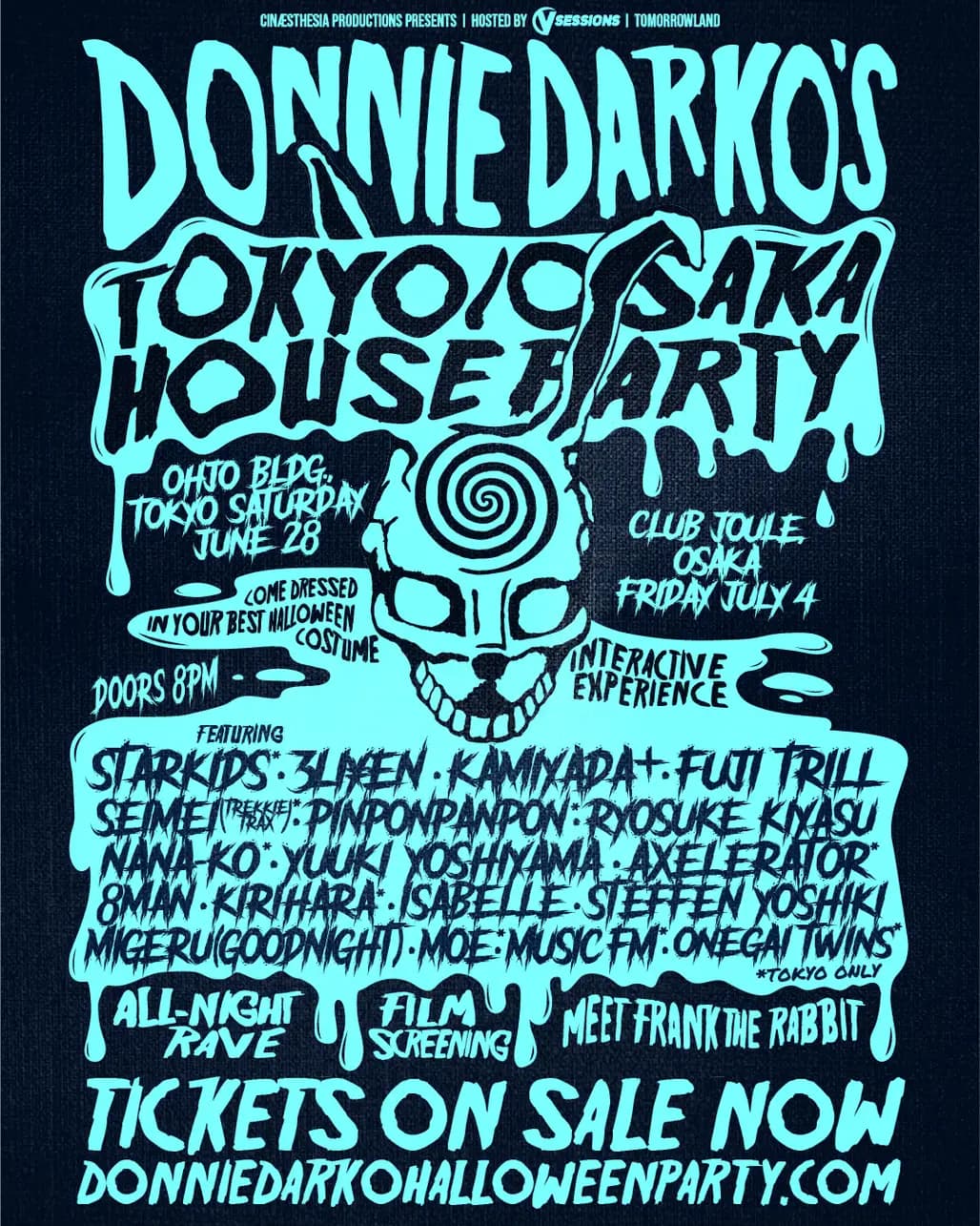 Donnie Darko (Rave / Immersive) House Party - TOKYO - Hosted by V Sessions + Tomorrowland