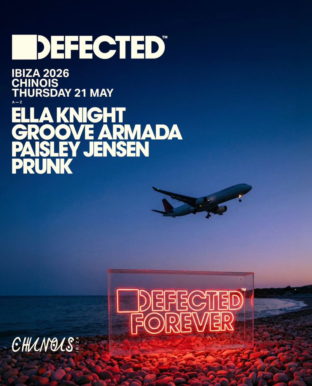 Defected: Ella Knight, Groove Armada, Paisley Jensen, Prunk