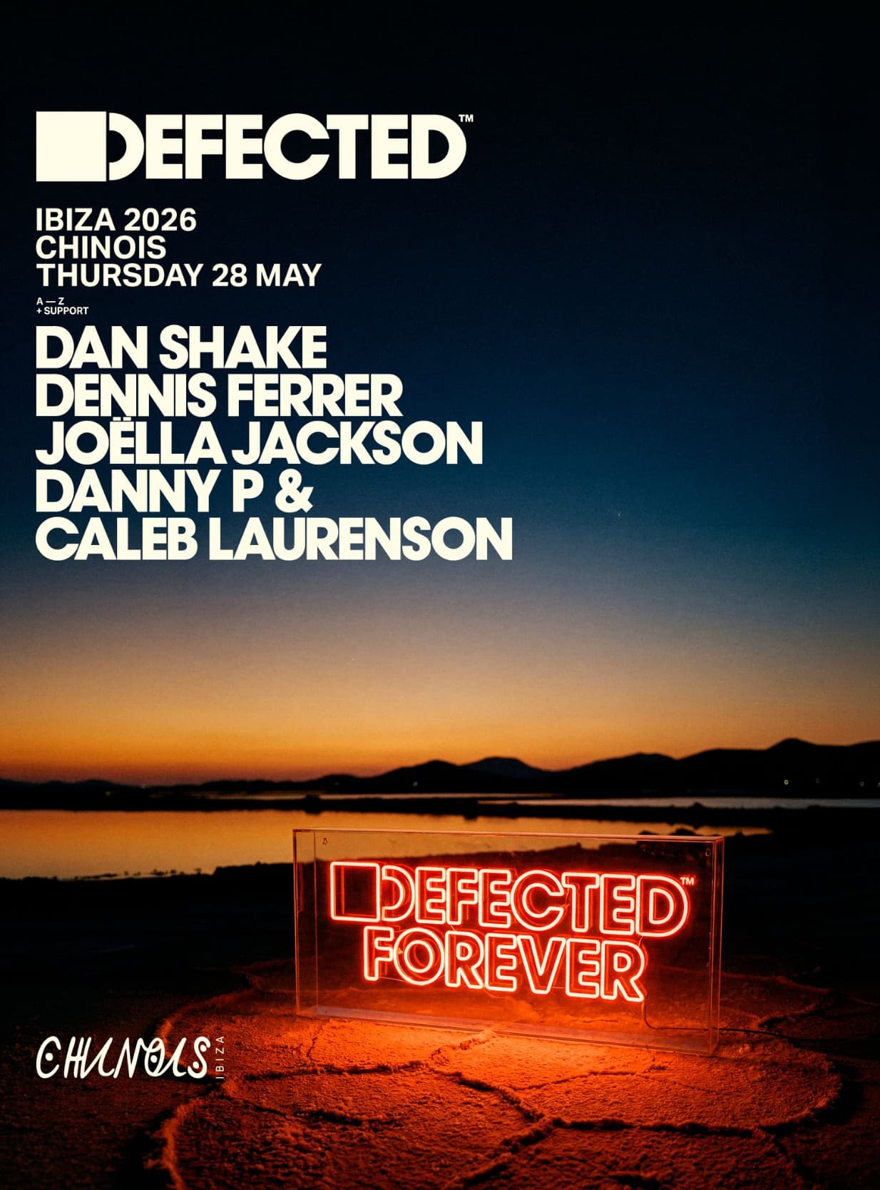 Defected: Dan Shake, Danny P & Caleb Laurenson, Dennis Ferrer, Jayda G, Joella Jackson