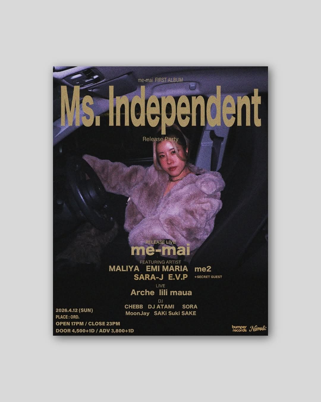 me-mai First Album「Ms. Independent」Release Event