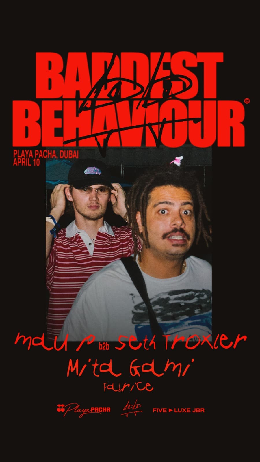 Mau P B2B Seth Troxler - Baddest Behaviour at Pacha ICONS