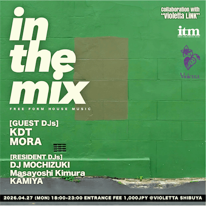 in the mix -FREE FORM HOUSE MUSIC- Collaboration with 'Violetta LiNK'