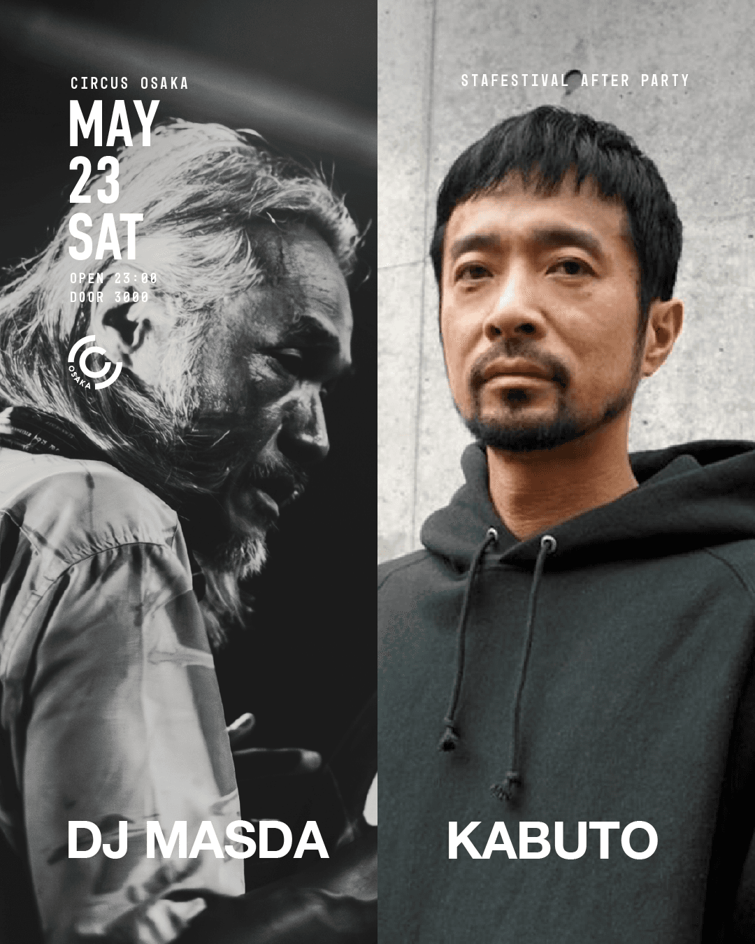 DJ MASDA , KABUTO , SATOSHI OTSUKI