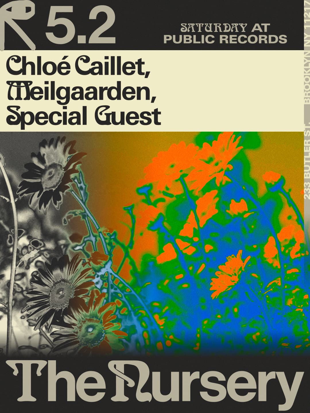 The Nursery: Chloé Caillet, Meilgaarden, Special Guest