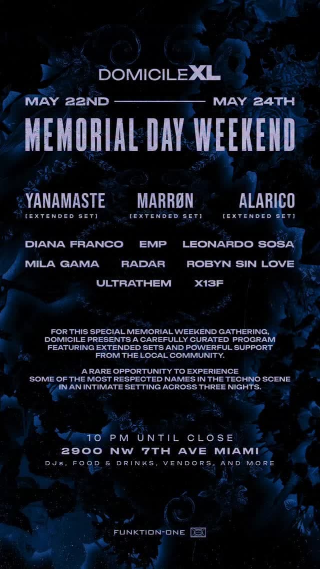 Memorial Day Weekend at Domicile