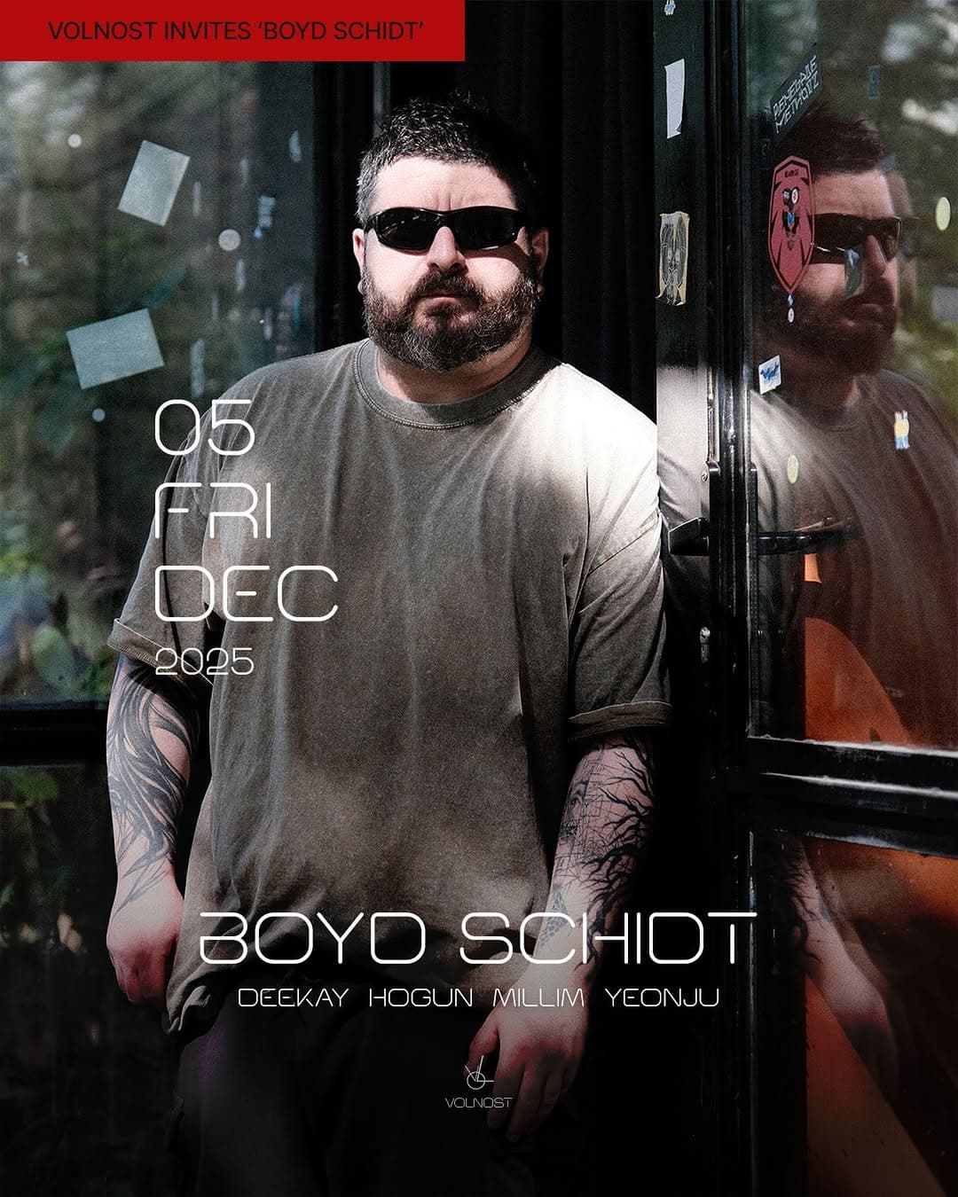 VOLNOST INVITES 'BOYD SCHIDT'
