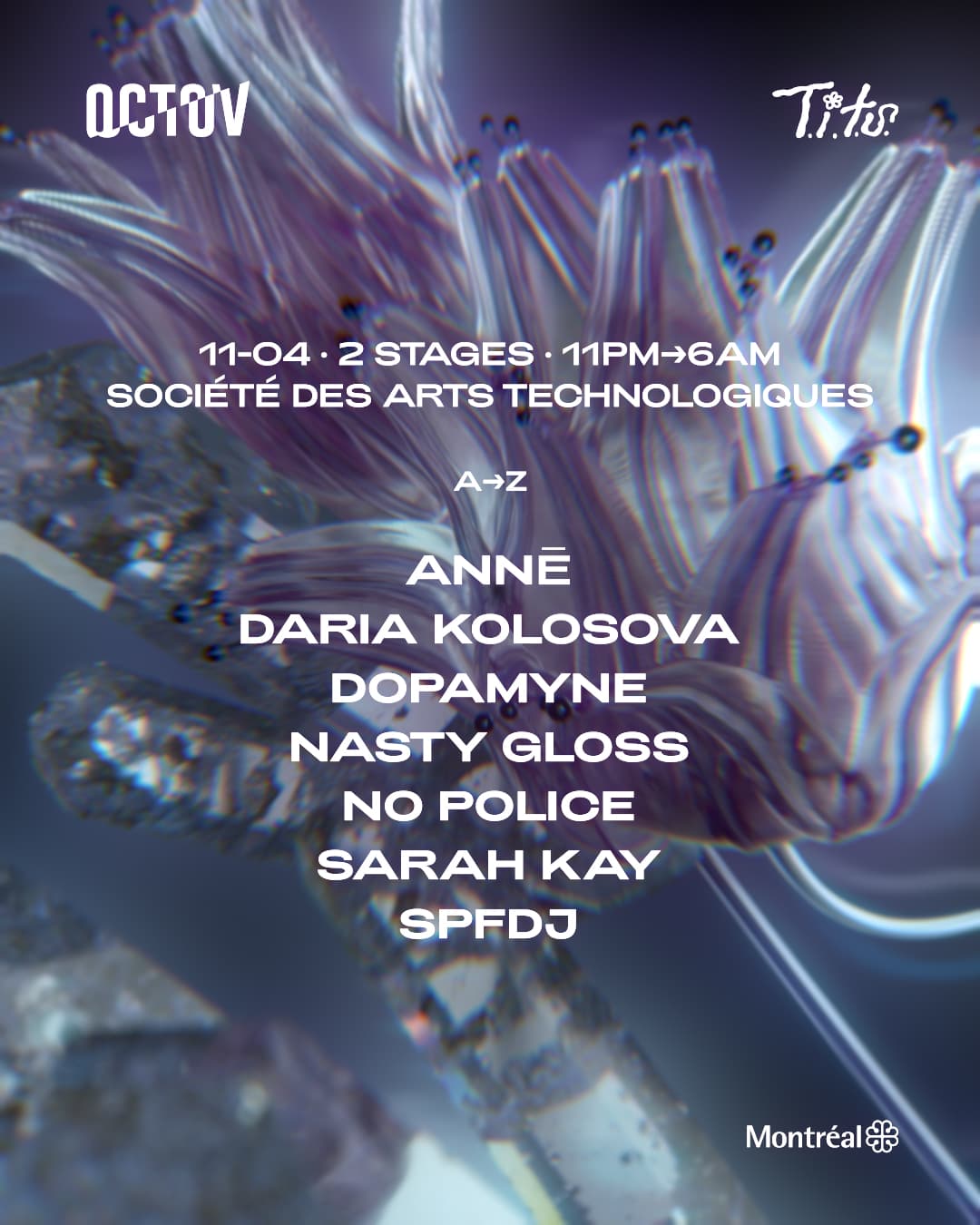 OCTOV x T.I.T.S. w ANNĒ, Daria Kolosova & SPFDJ