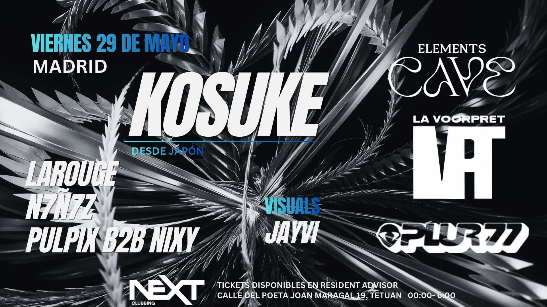 LAVOORPRET x PLUR 77 x Elements Cave - Kosuke (JAPAN)