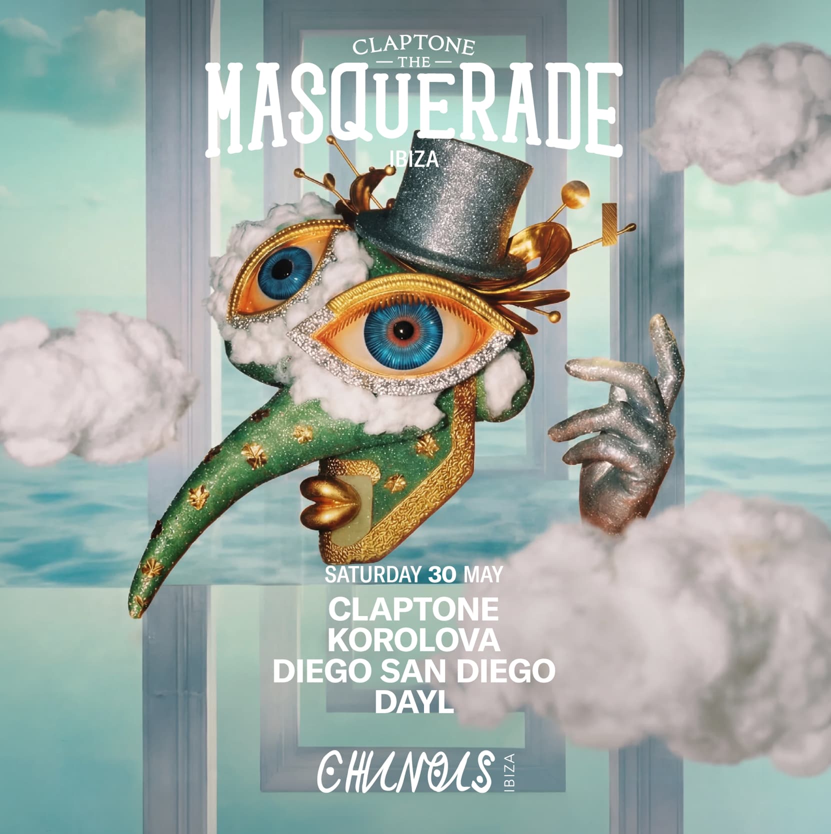 The Masquerade: Claptone, Korolova, DIEGO SAN DIEGO, Dayl