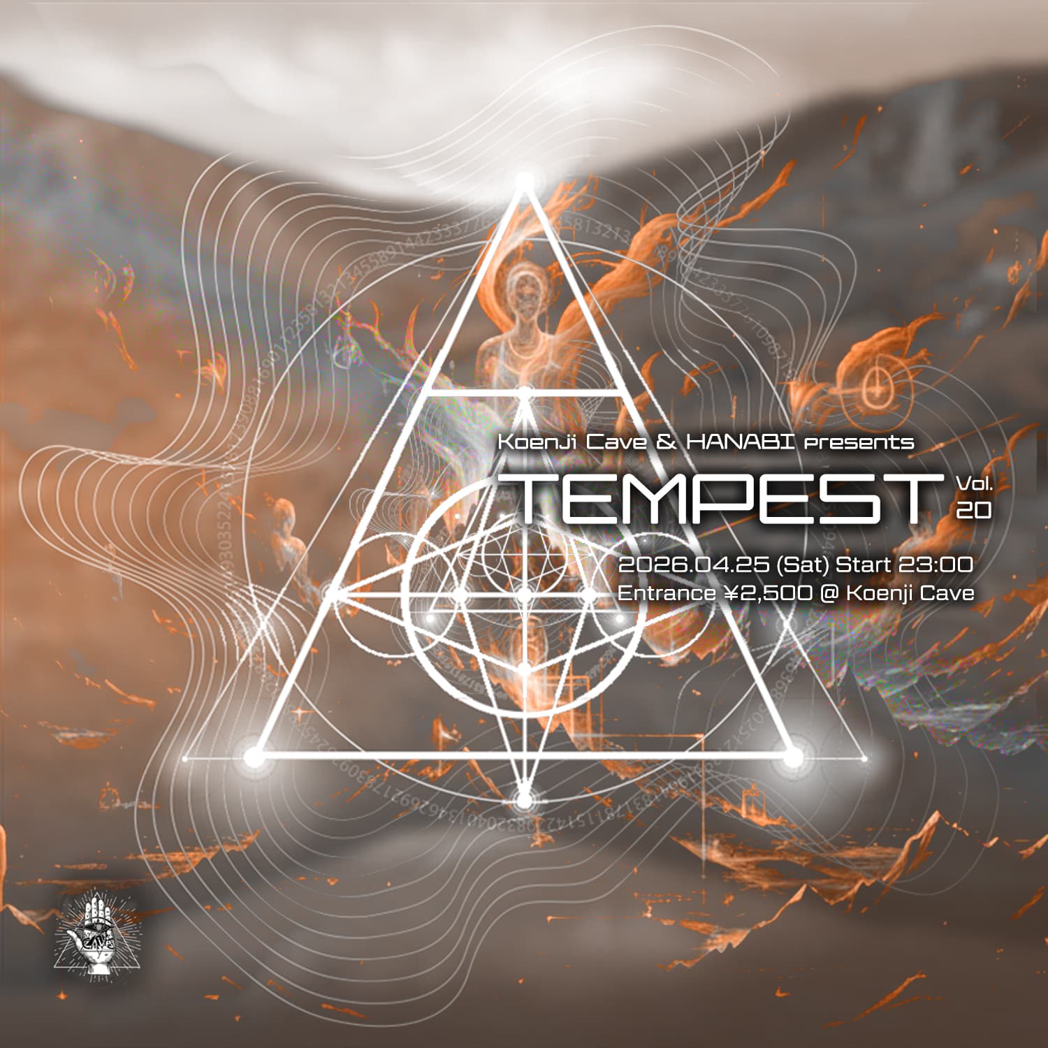 Koenji Cave & HANABI presents ∴ TEMPEST ∴ Vol. 20