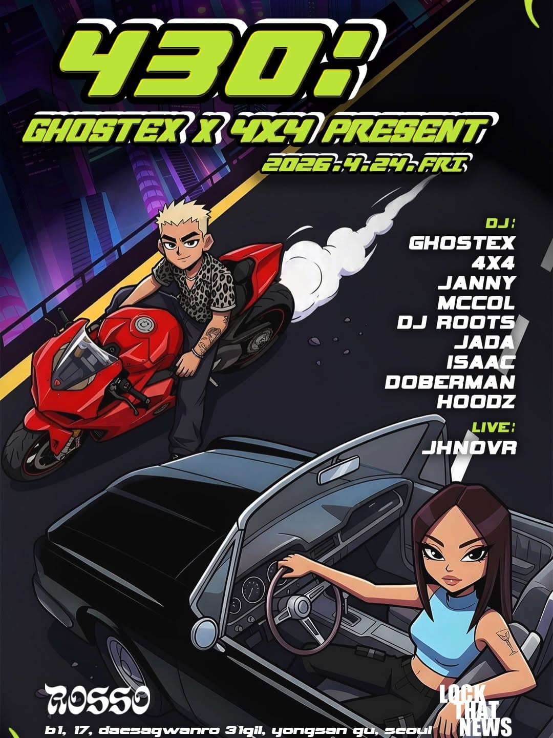 430 : GHOSTEX X 4X4 PRESENTS