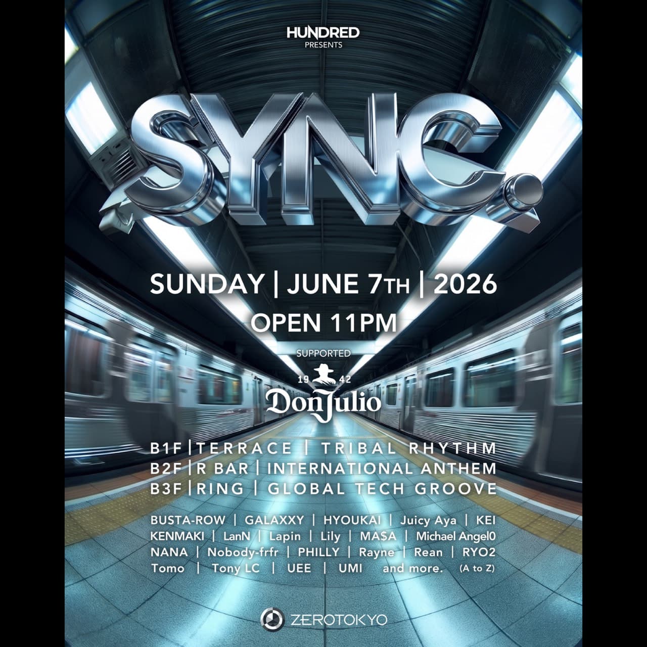 SYNC. supported by Donjulio