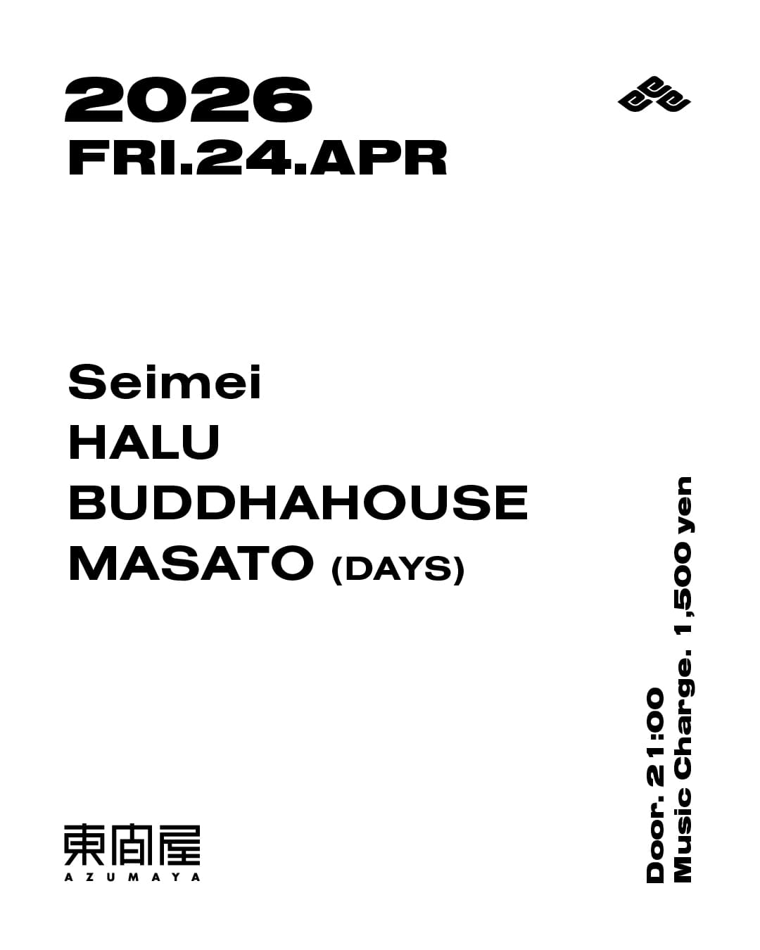 Seimei / HALU / BUDDHAHOUSE / MASATO