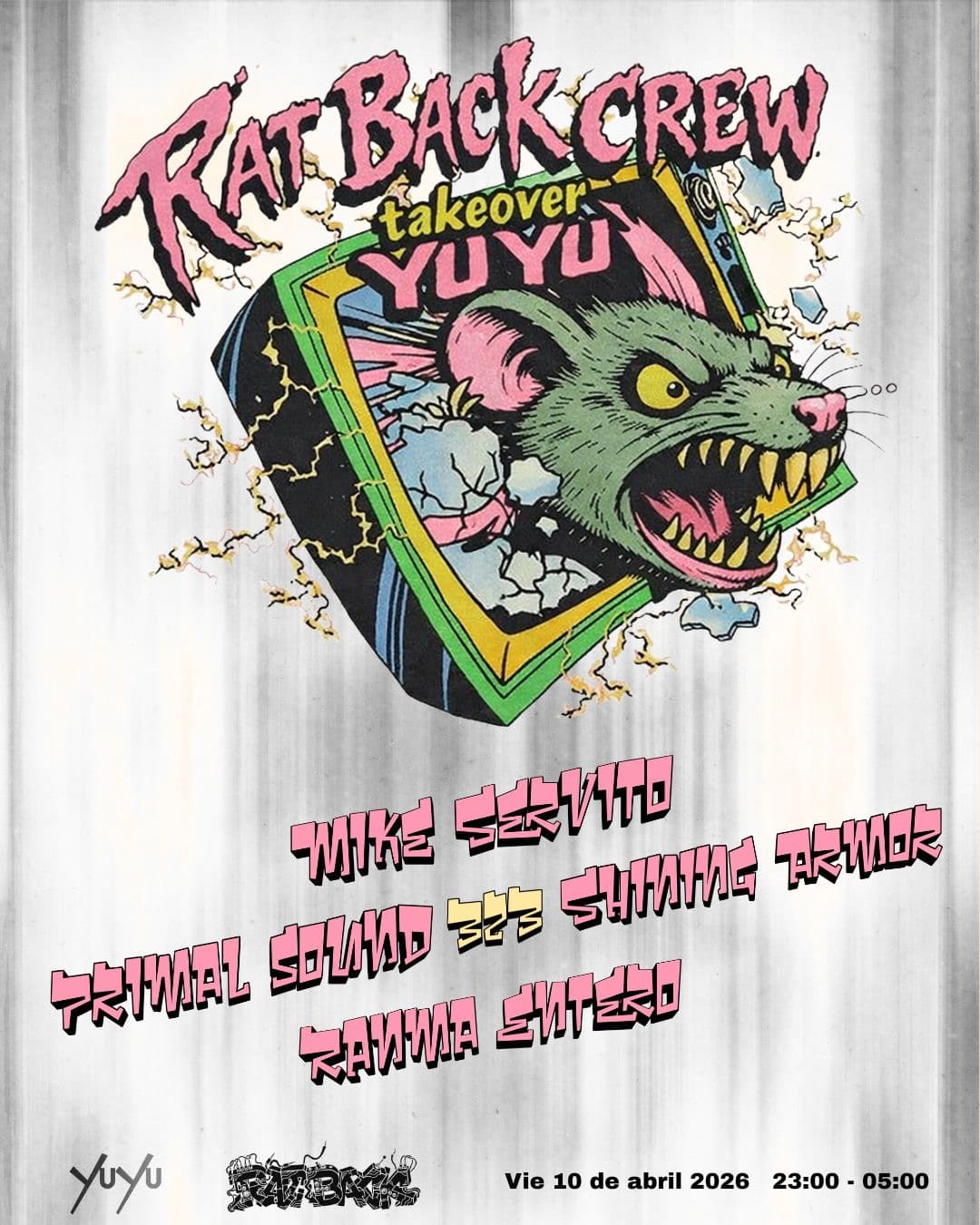 Yu Yu Cine Club: Rat Back Crew Takeover with Mike Servito