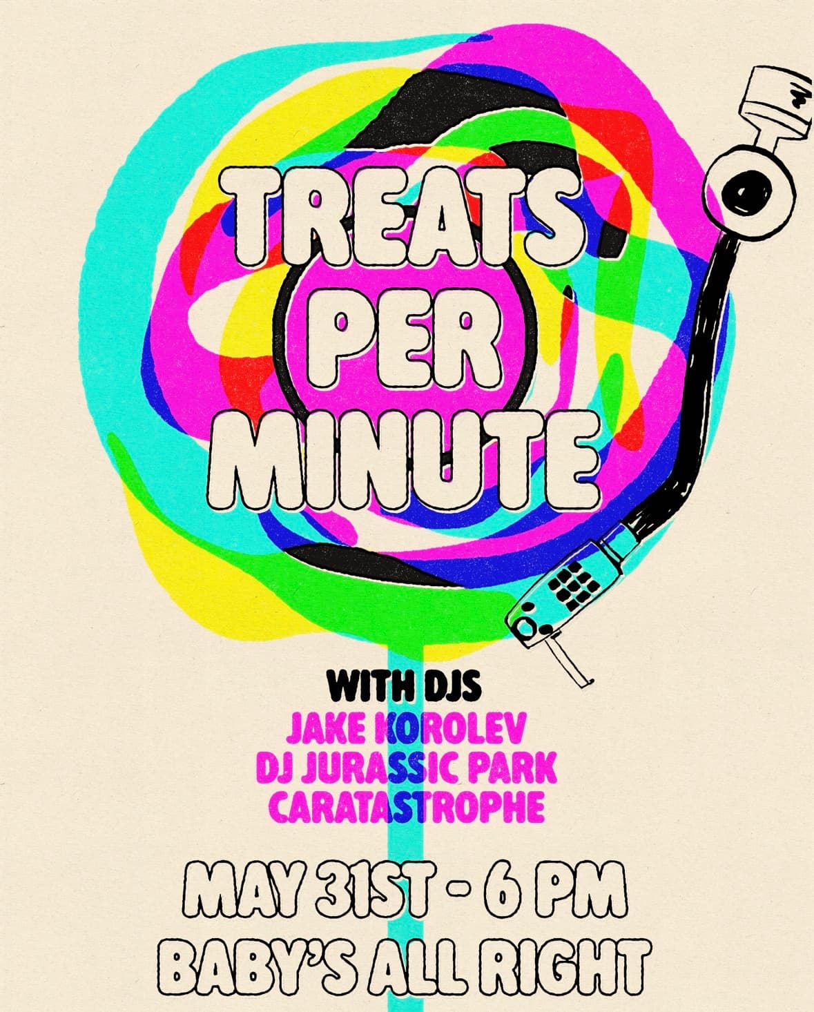 Treats Per Minute: Jake Korolev, DJ Jurassic Park, Caratastrophe