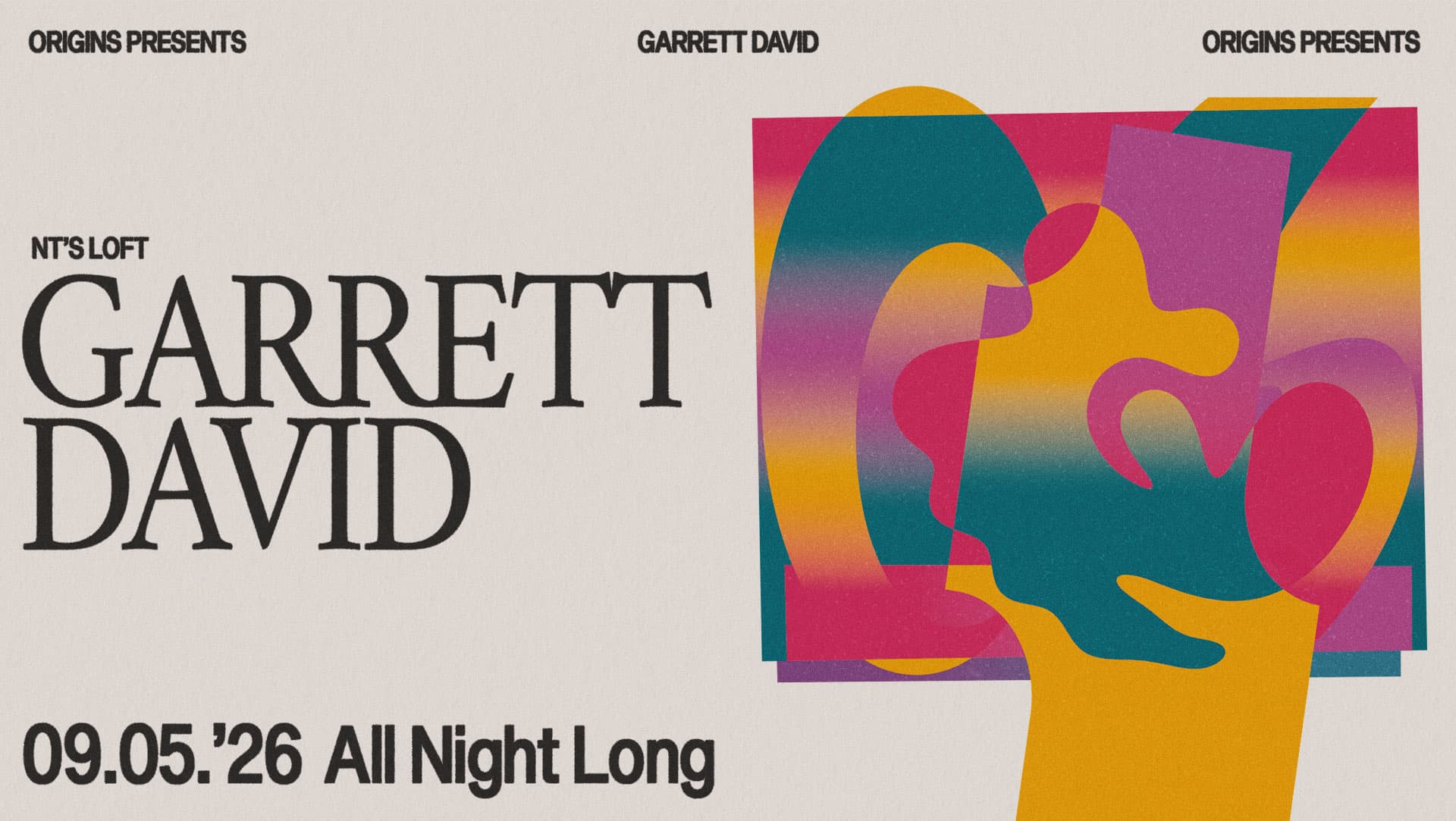 Origins: Garrett David (All Night Long)