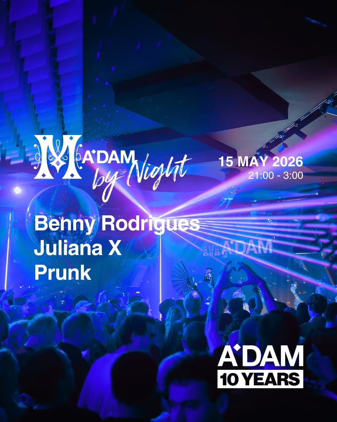 Madam by Night: A'DAM 10 Years