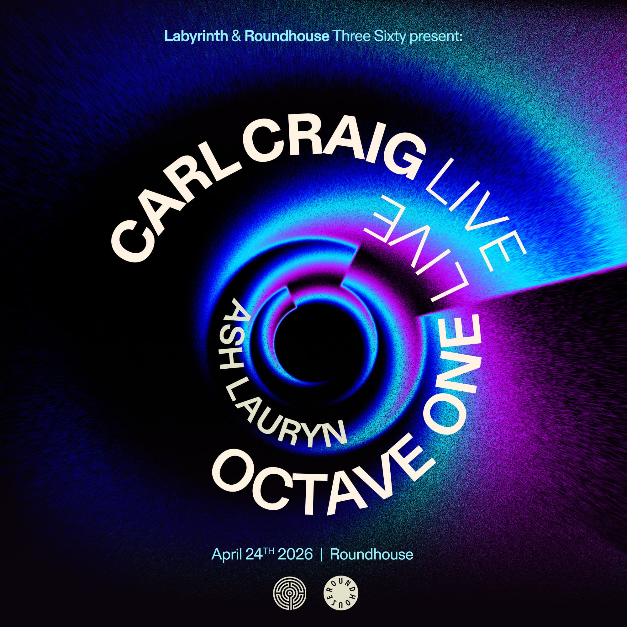 Labyrinth and Roundhouse Three Sixty present: Carl Craig Live and Octave One Live