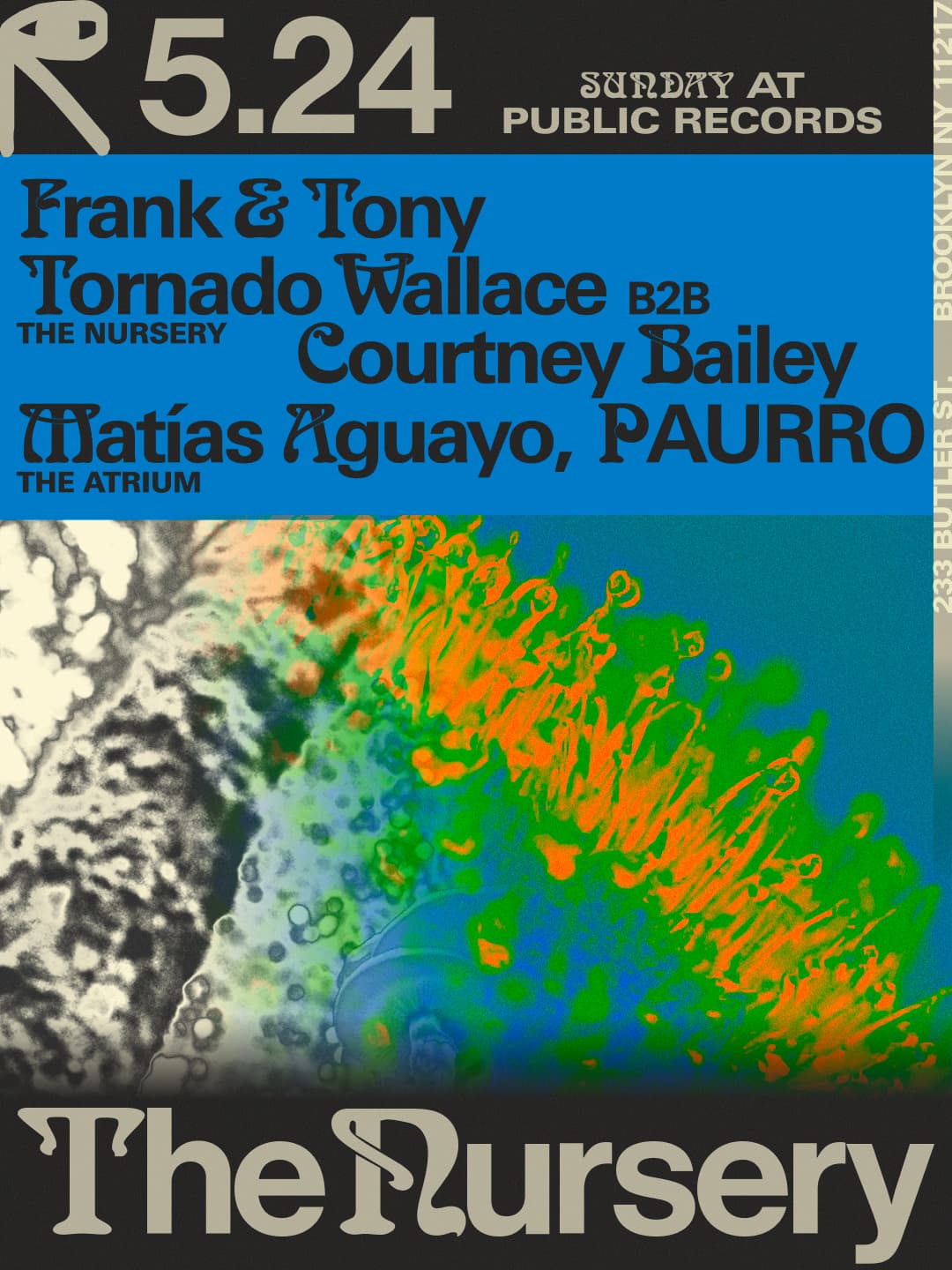 Frank & Tony, Tornado Wallace b2b Courtney Bailey / Matías Aguayo, PAURRO