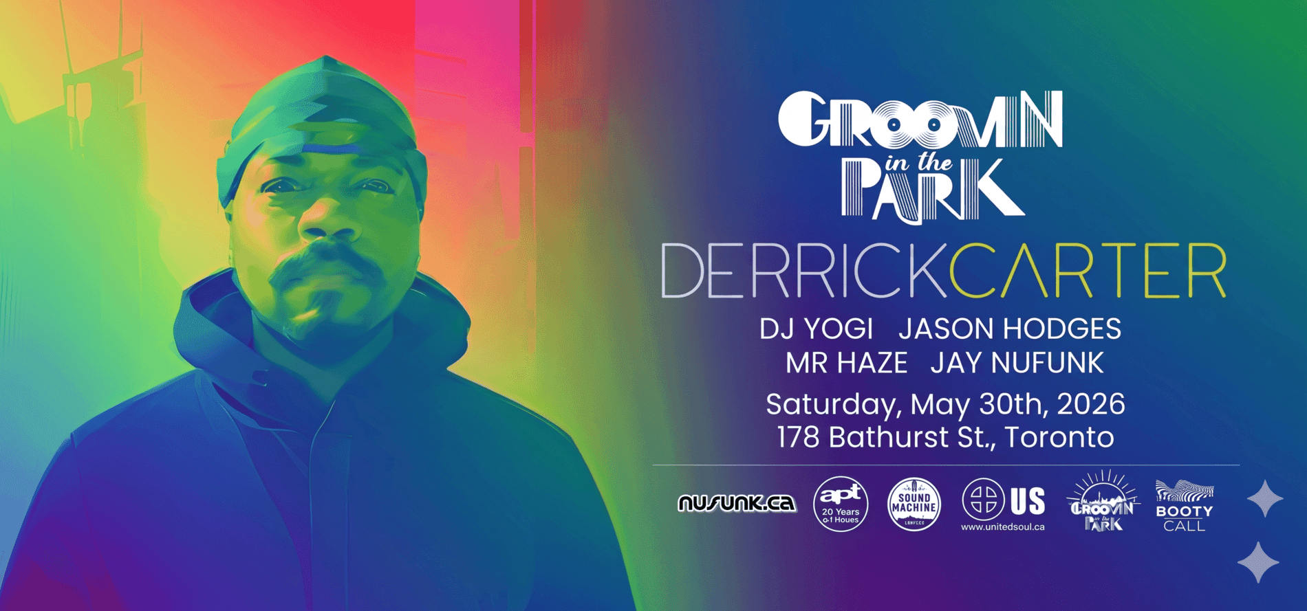 Groovin In The Park Launch Party with Derrick Carter (Chicago)