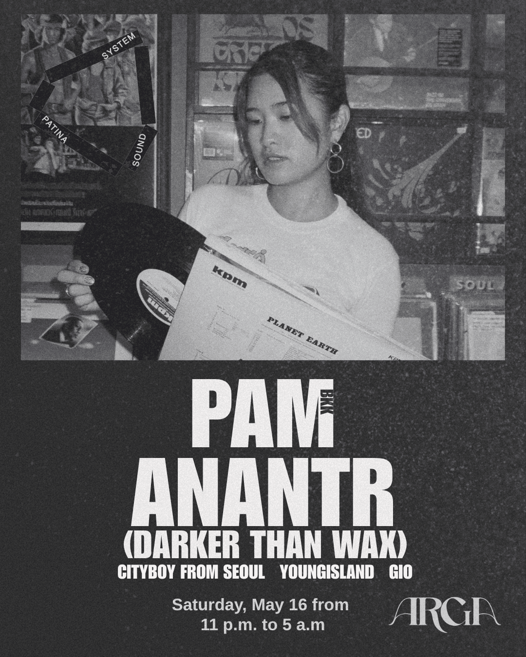 Patina Soundsystem with Pam Anantr