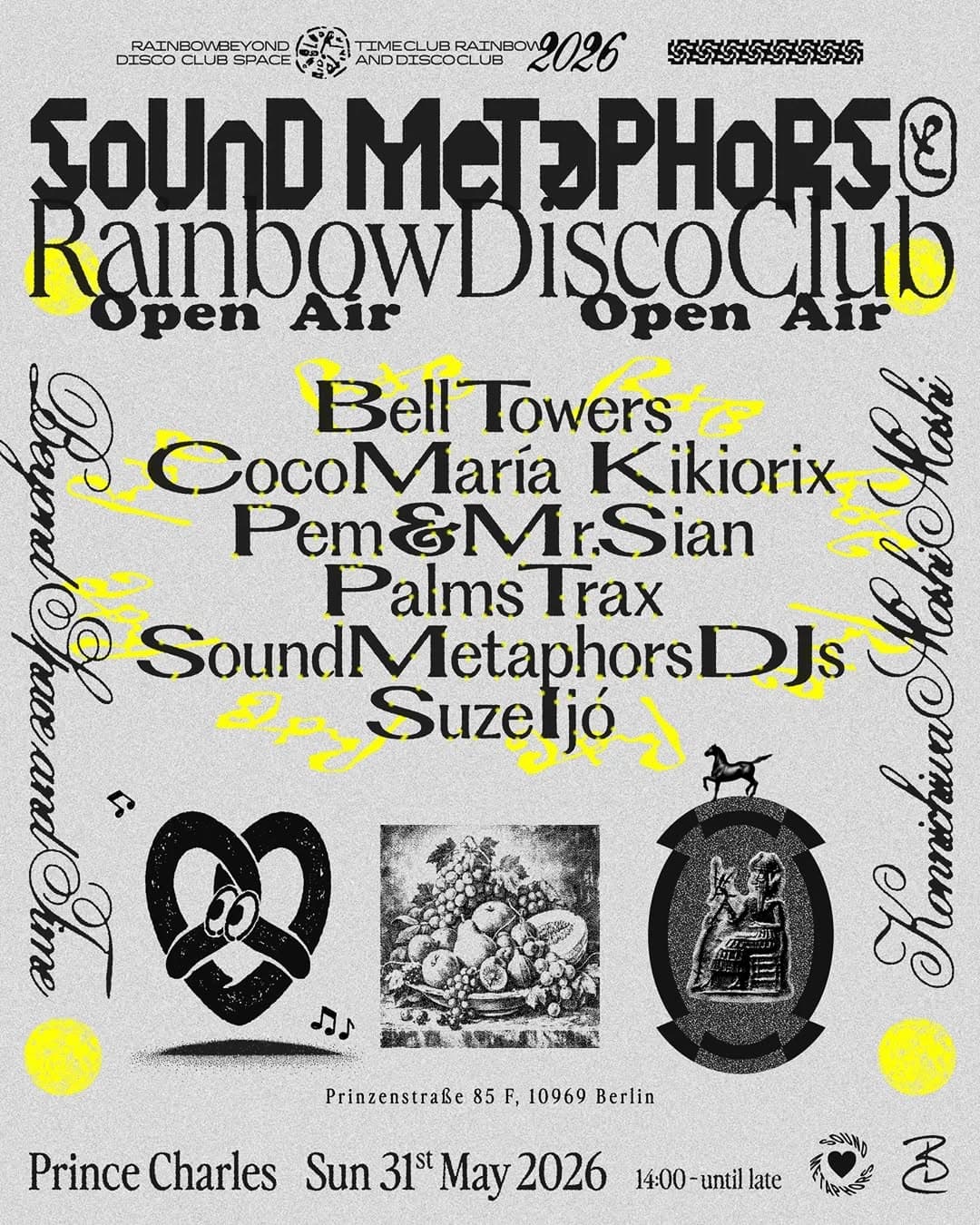 Sound Metaphors x Rainbow Disco Club - OPEN AIR + INDOOR