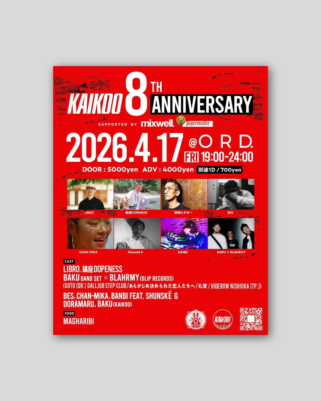 KAIKOO 8周年パーティー