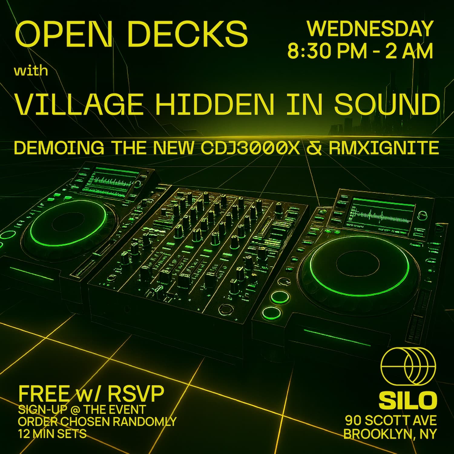 Open Decks with Village Hidden in Sound: CDJ3000 & RMX-Ignite Demo
