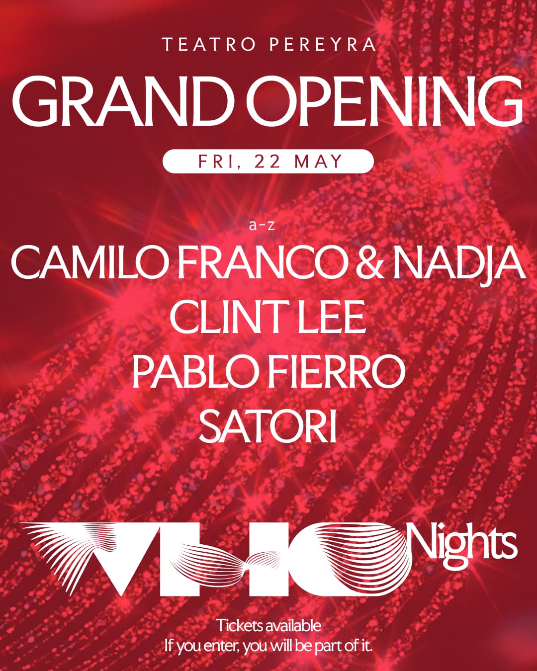 Grand Opening · WHO Nights