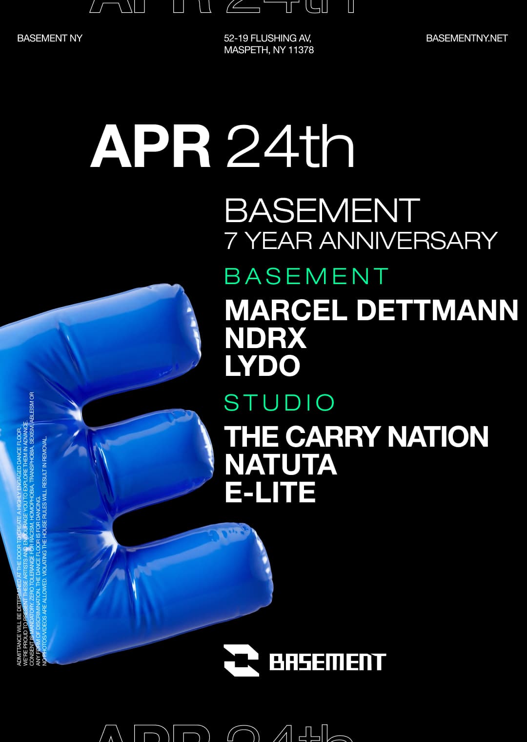 BASEMENT 7 Year Anniversary