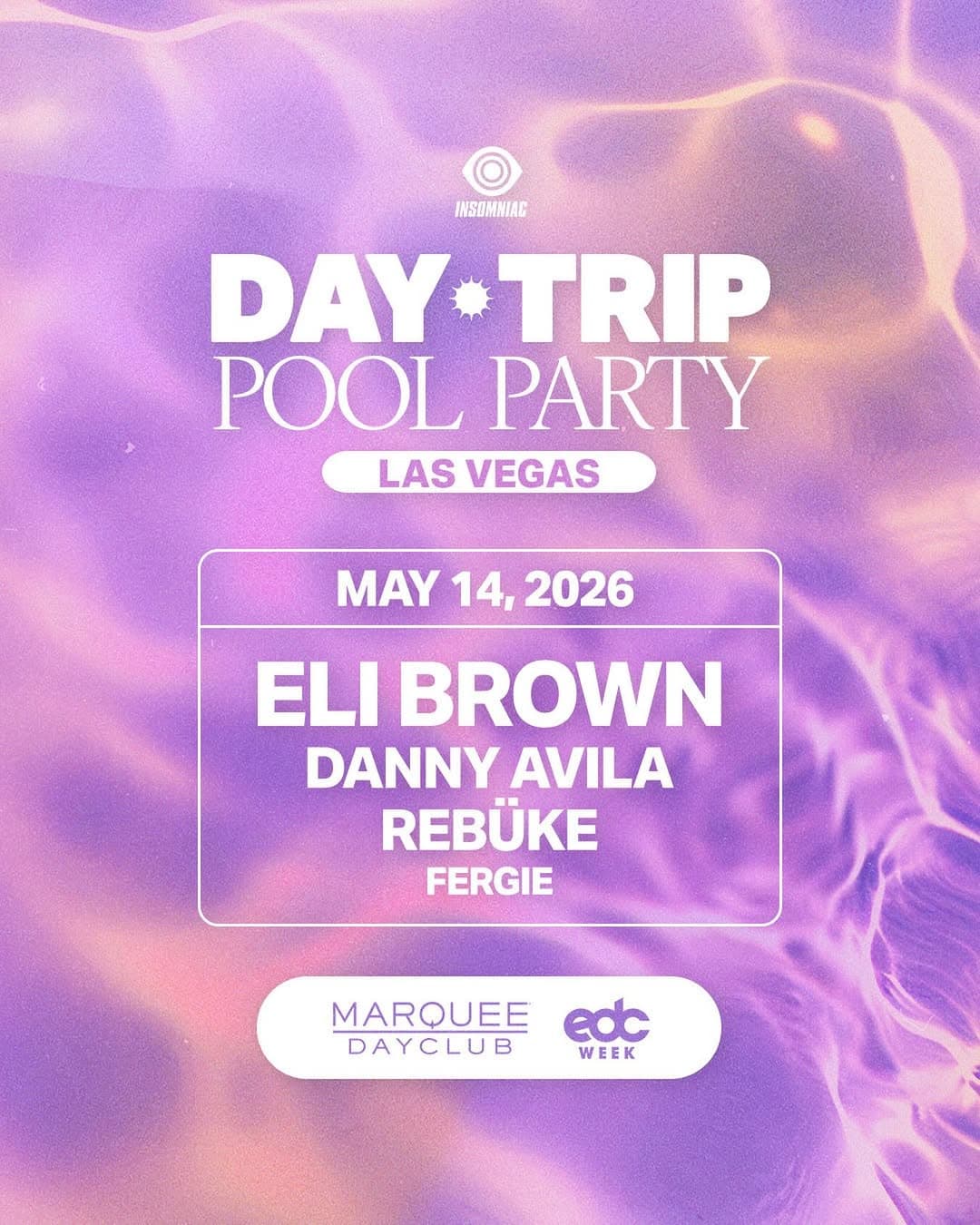EDC Week Poolside Party at Marquee