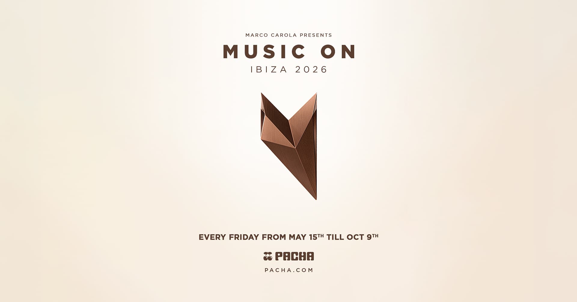 Marco Carola PRESENTS MUSIC ON - OPENING PARTY