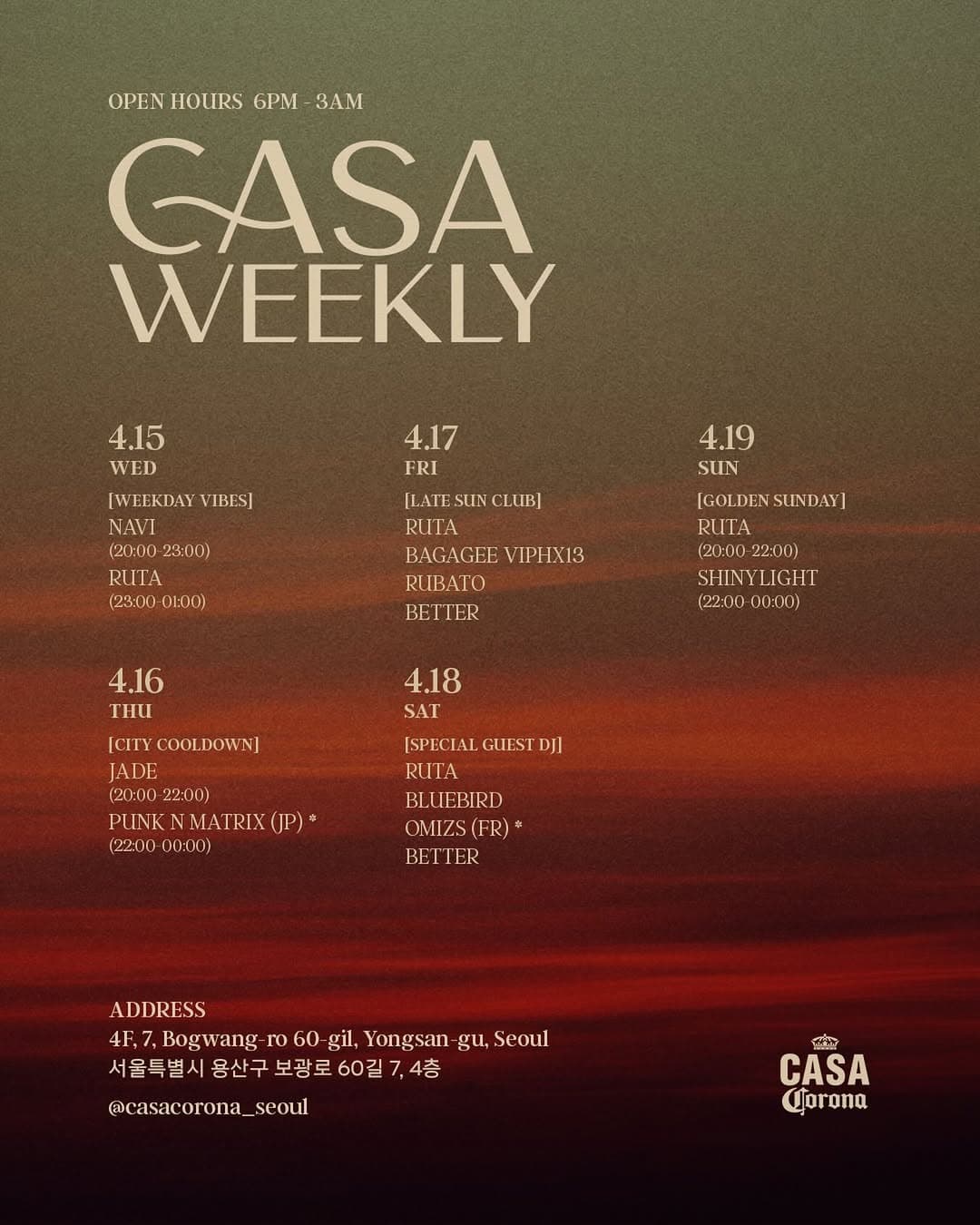 April Week 3 At CASA