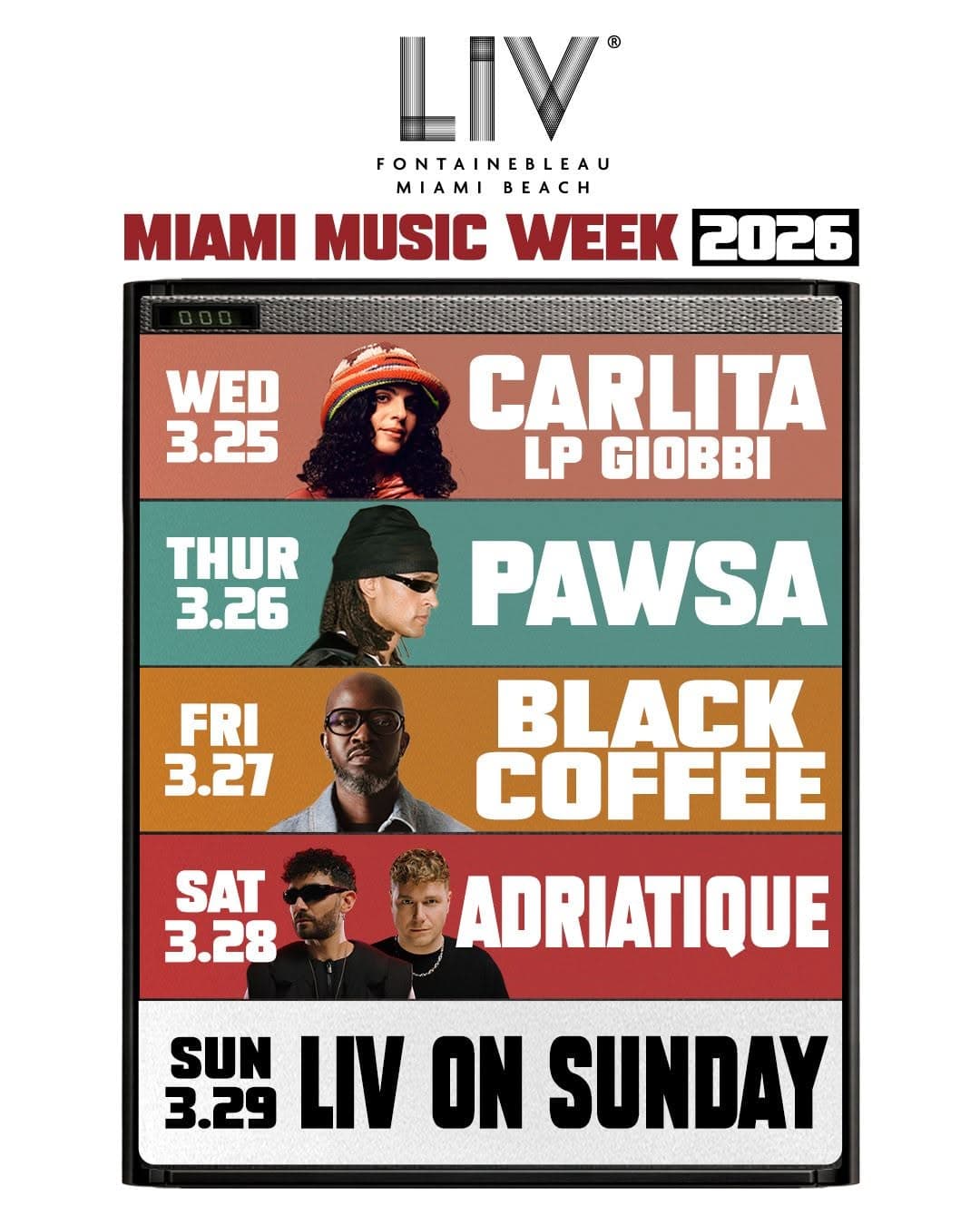Miami Music Week at LIV