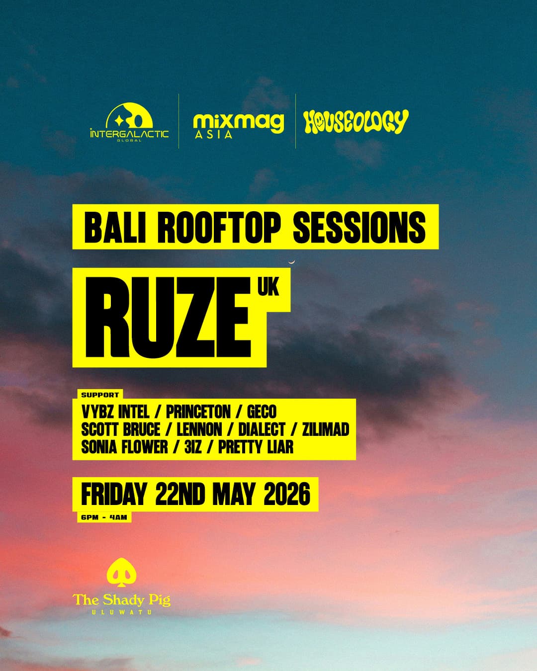 Intergalactic Glbl x Mixmag Asia x Houseology - RUZE