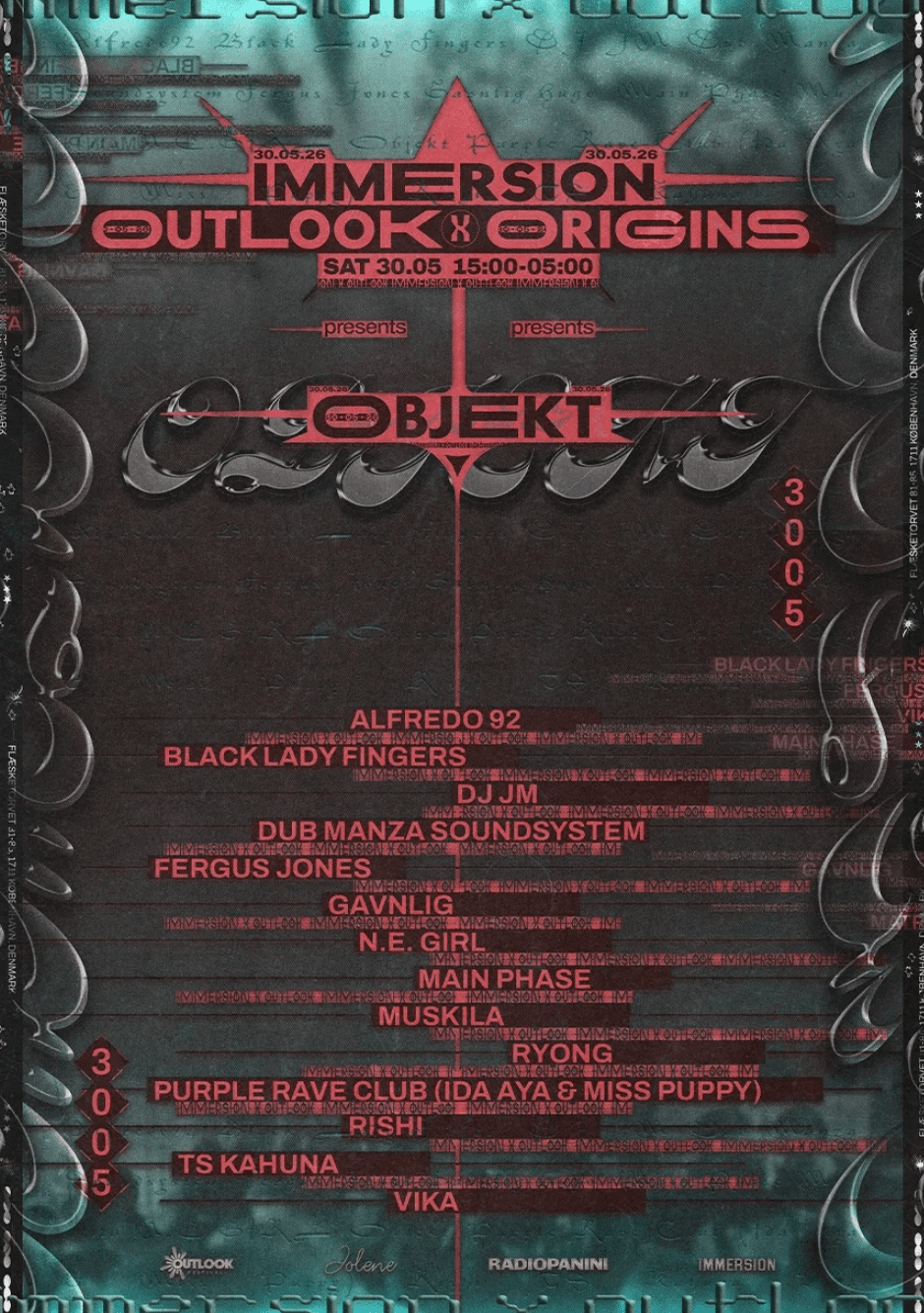 IMMERSION x Radio PANINI x OO takeover with Objekt